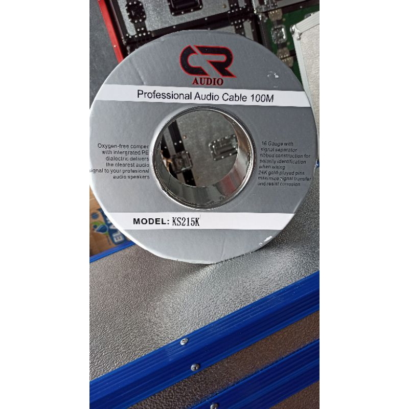 kabel audio speaker isi 2x15mm CR AUDIO: 1 ROLL