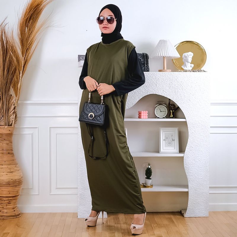 INNER DRESS SPAN JERSEY LONG DRESS JERSEY INNER DRESS INNER DRESS RAYON JERSEY