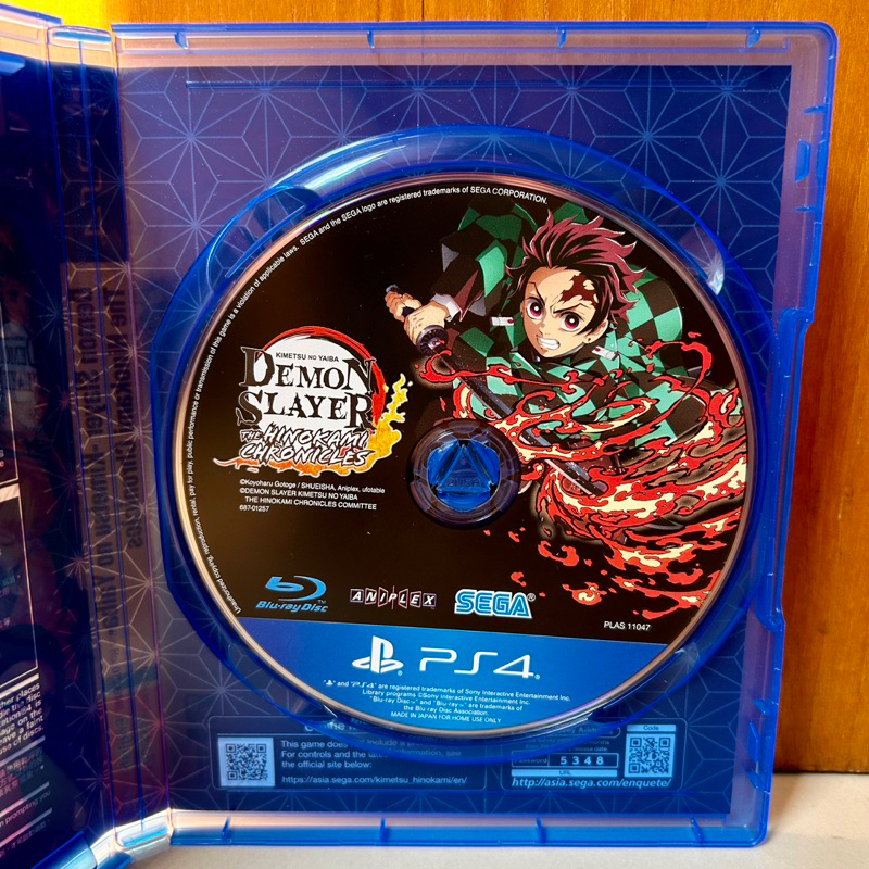 Demon Slayer PS4 PS5 Kaset DemonSlayer Kimetsu no Yaiba The Hinokami Chronicles Playstation PS 4 5  CD BD Game Anime Games Original asli ori demonslayers slayers petualangan kartun mainan gim anak reg 3 region asia req seru naruto boruto tanjiro zenitsu