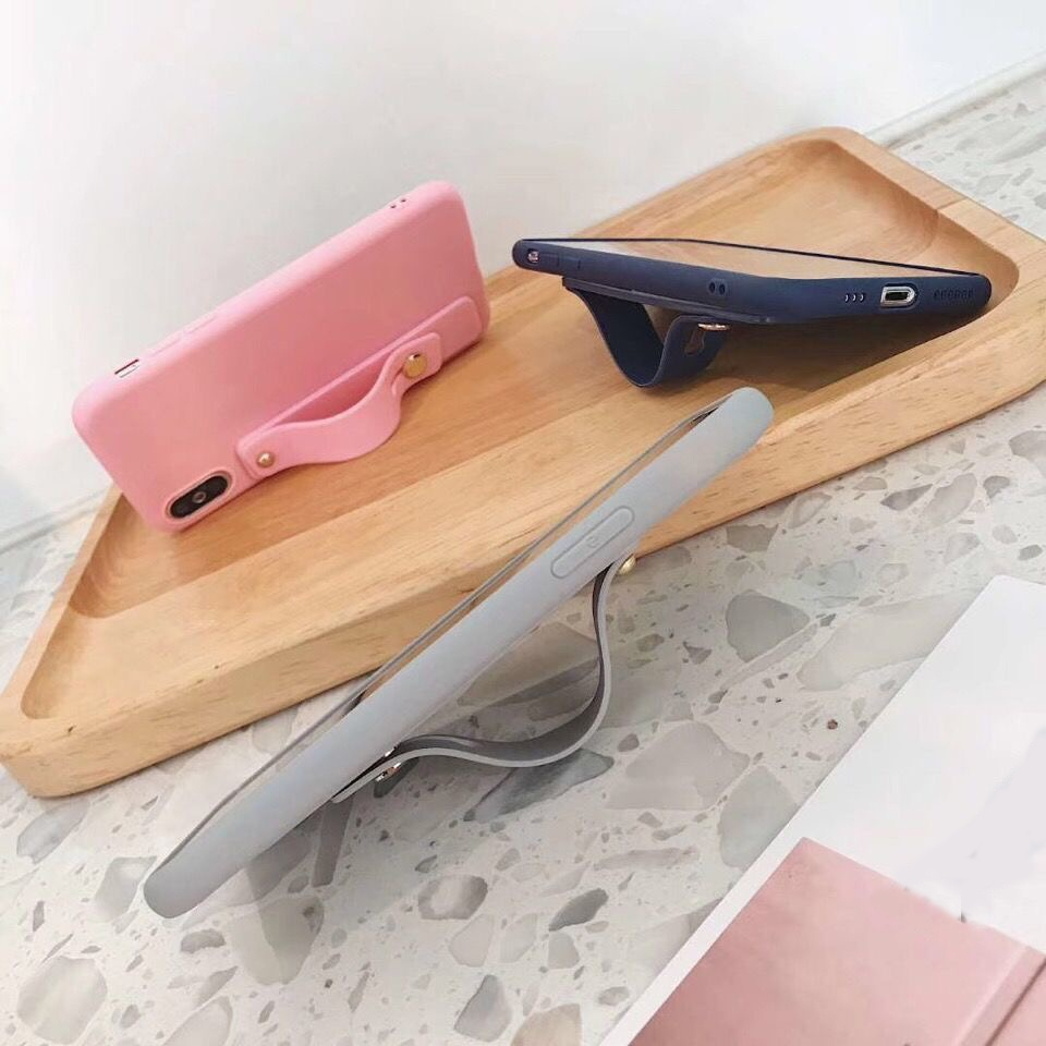 Finger Grip Hand Multiband Korean Style Sandaran HP Holder Phone Stand Griptok Bracket Universal Handphone Silikon Candy Macaron