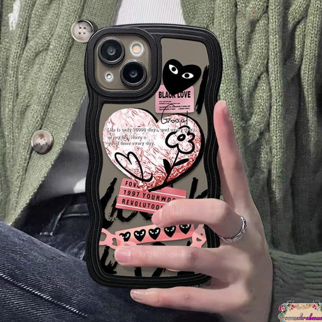 SS814 SOFTCASE TPU FASHION LOVE GRAFITI FOR OPPO A83 F1S A59 F5 F7 RENO 4 4F F17 PRO 5 5F F19 PRO 6 7 8 7Z A96 8T F11 PRO SB5112