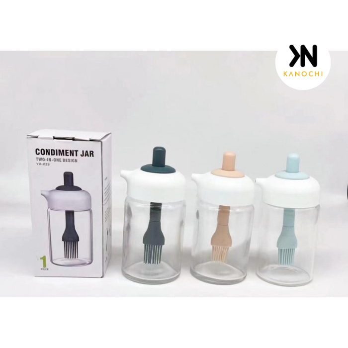 Botol Minyak Dengan Kuas Bumbu Dapur 2 In 1