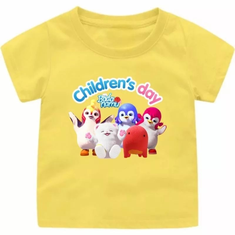 Baju Kaos/Baju Aasan anak cewek Boneka Badanamu usia 1-12Tahun Uk - S,M,L,XL,XXL,XXXL