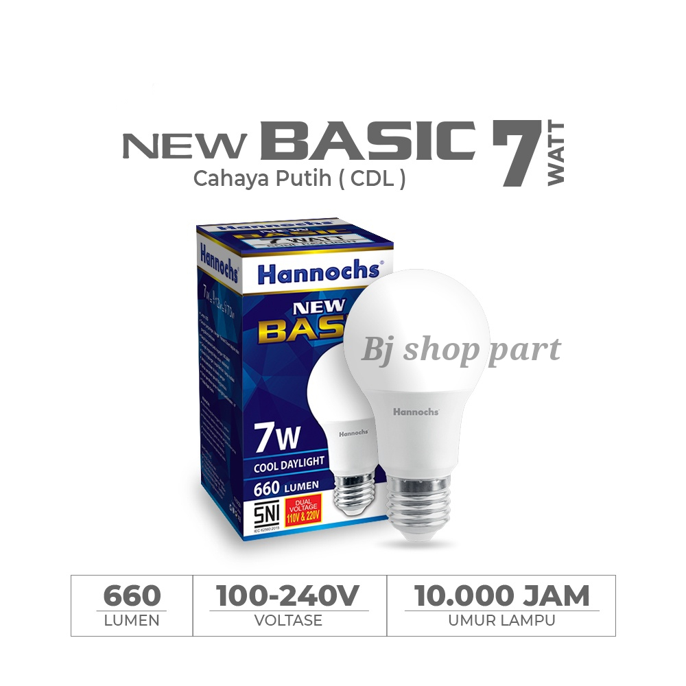 Hannochs Lampu LED New Basic 7 Watt / Led Hannochs 7 Watt