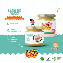 Bumbu Bunda Elia Salted Egg Powder Bumbu Telur Asin Bubuk Non MSG Non Pengawet / Bumbu Anak / Bumbu MPASI / Kaldu MPASI