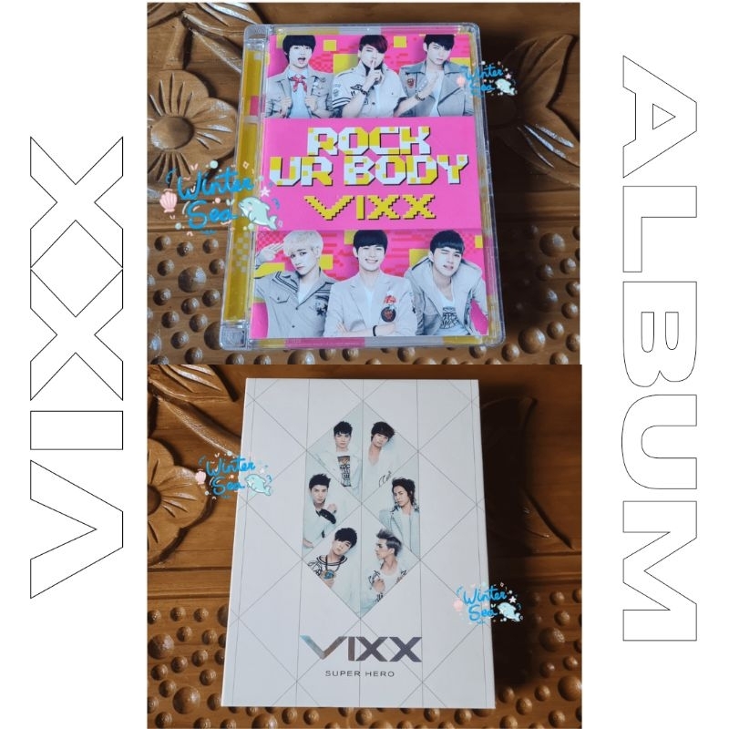 VIXX - SUPER HERO & ROCK UR BODY OFFICIAL DEBUT ALBUM N LEO RAVI KEN HYUK HONGBIN