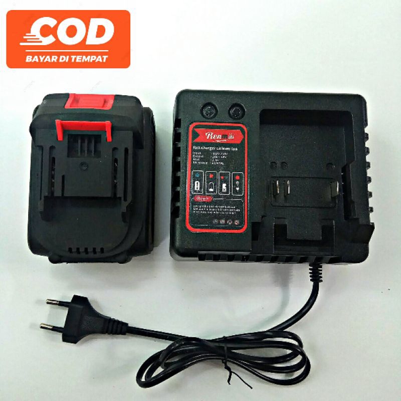 Charger Cas Doking Baterai Cordless Impact bor gerinda bisa buat jld tool 48v sunc tool