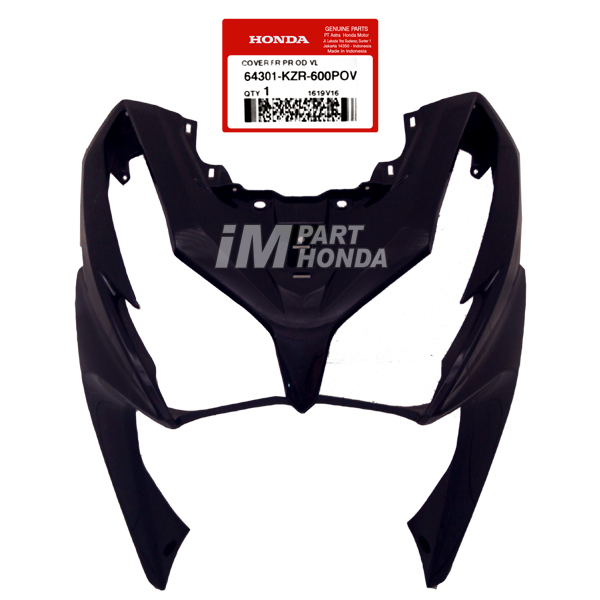 64301-KZR-600POV Cover Front Tameng Lampu Depan Vario 125 Old 2012 Ungu