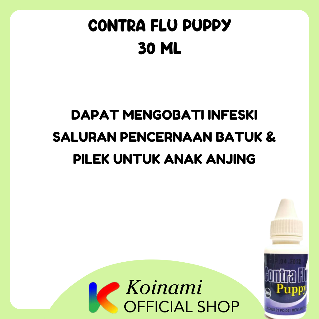 CONTRA FLU PUPPY / OBAT FLU PUPPY ANJING 30 ML / BTM