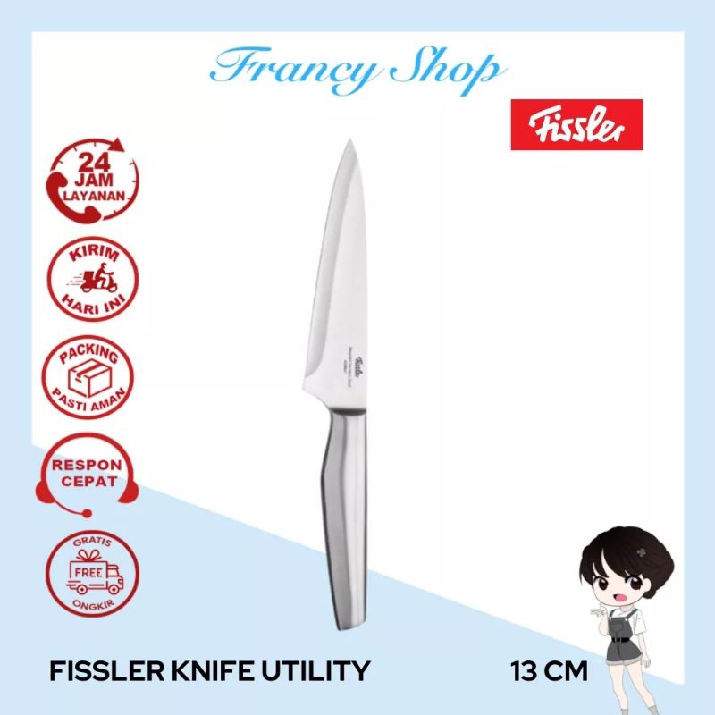Promo!!! Pisau Fissler Utility 13 cm/Pisau Dapur Exclusive
