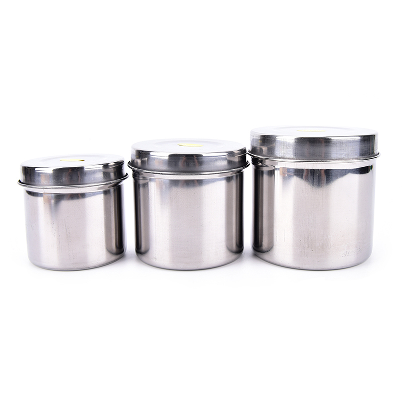 【9CM】Jar Kapas/Stainless Steel Cotton Jar/Tempat Kapas