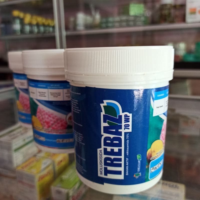 Trebaz 70Wp Moluskisida pembasmi hama keong pada tanaman padi 100gr.