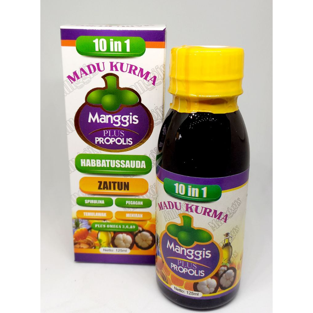 

MADU KURMA MANGGIS PLUS PROPOLIS 10 IN 1