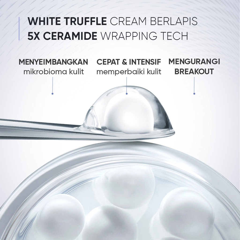 SKINTIFIC Truffle Biome Skin Reborn Cream Gel Moisturizer 30g With 5X Ceramide Repair Skin - Pelembab Wajah