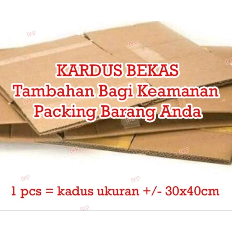 

Kardus Bekas untuk tambahan Packing Barang Anda