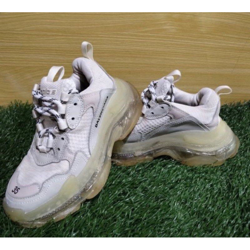 balenciaga triple s clear sole size 35 authentic original