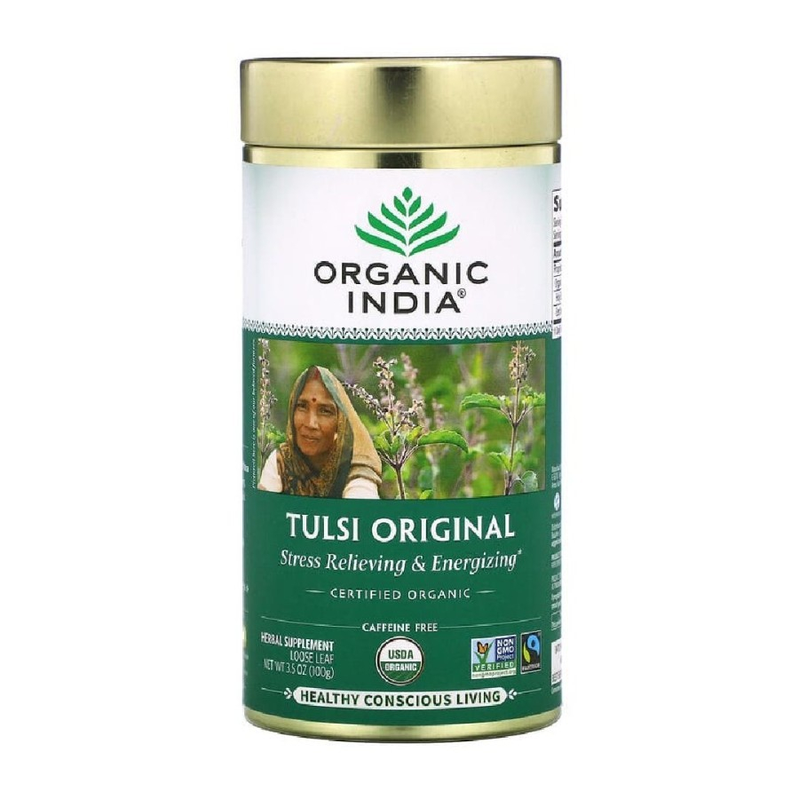 

Organic India Tulsi Original Stress Relief Energy Loose Leaf Tea 100g