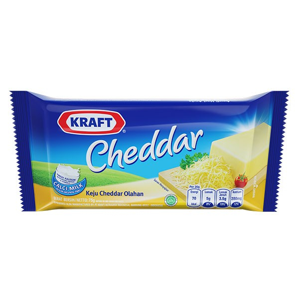 

Kraft Cheddar Midi 70 Gram