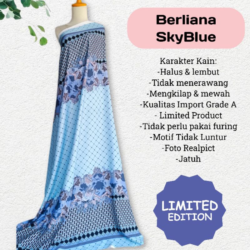 Kain Maxmara Lux Motif Berlian harga tertera untuk setengah meter