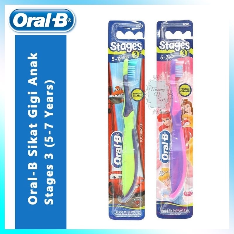 Sikat Gigi Anak Bayi Oral B Stage 1 / 2 / 3 / 4 / Kids Mickey Sikat Gigi Anak