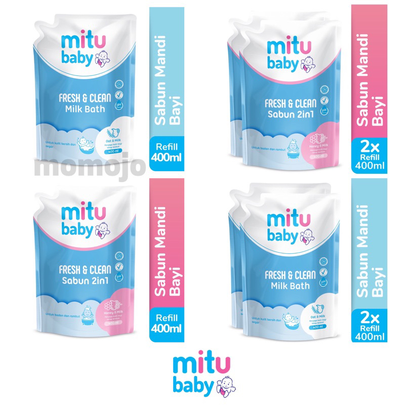 MITU Baby Liquid Soap Sabun Mandi Bayi