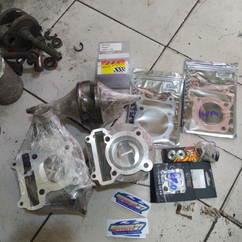 Paket bore up Mio 200cc atau bebasan