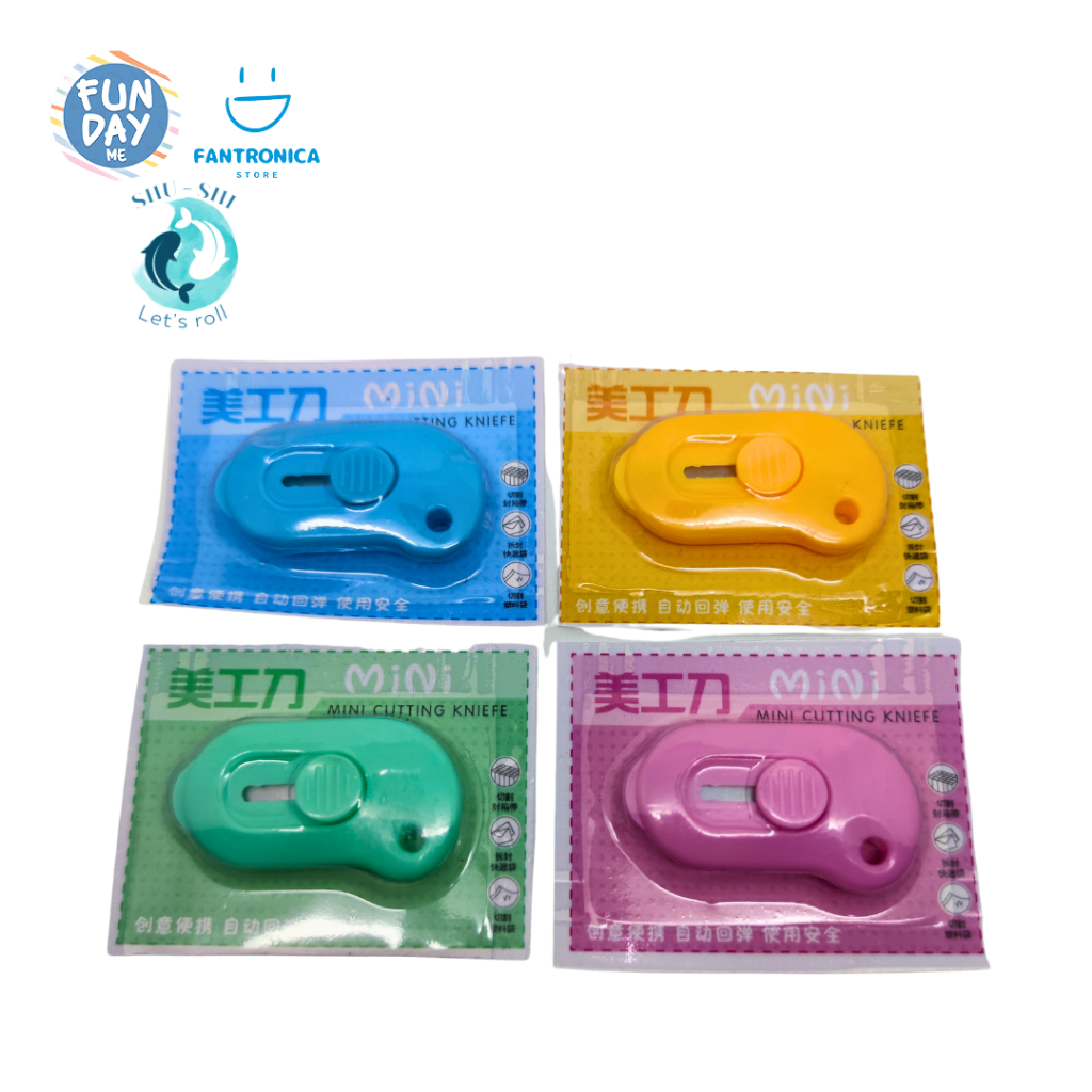 

Mini Cutter Unboxing / Pisau pemotong kecil lucu dan praktis