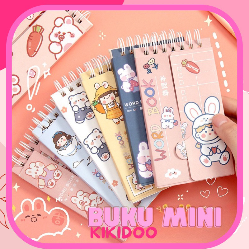

KIKIDOO NOTEBOOK MINI RING PANJANG BUKU CATATAN PANJANG DIARY BOOK RT98