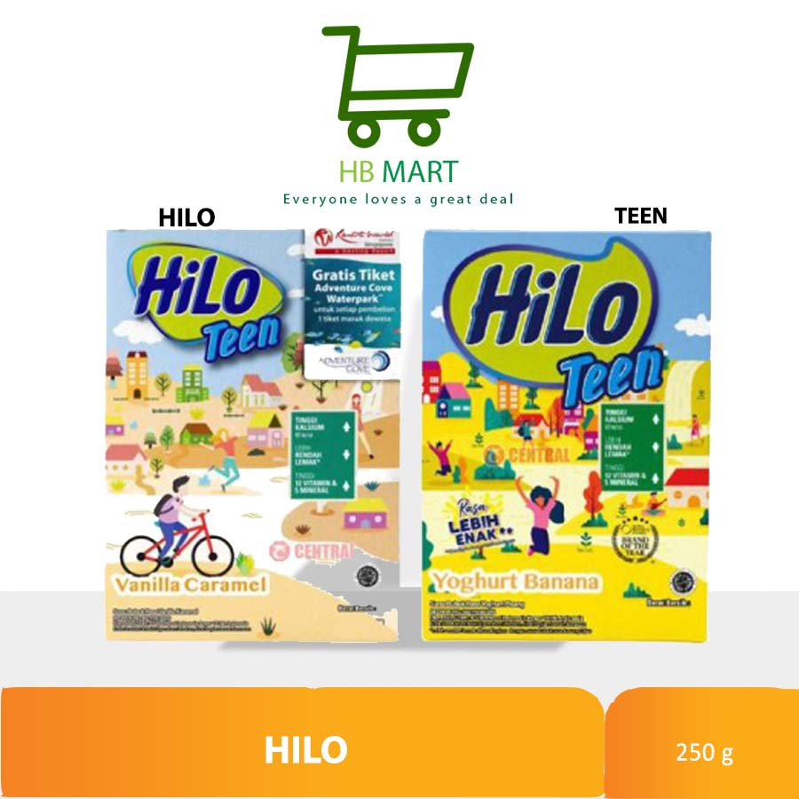 

SUSU BUBUK HILO TEEN RASA VANILA CARAMEL / YOGURT 250GR