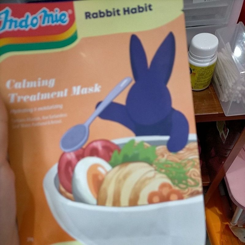 sheet mask Indomie × rabbit habit jual rugi