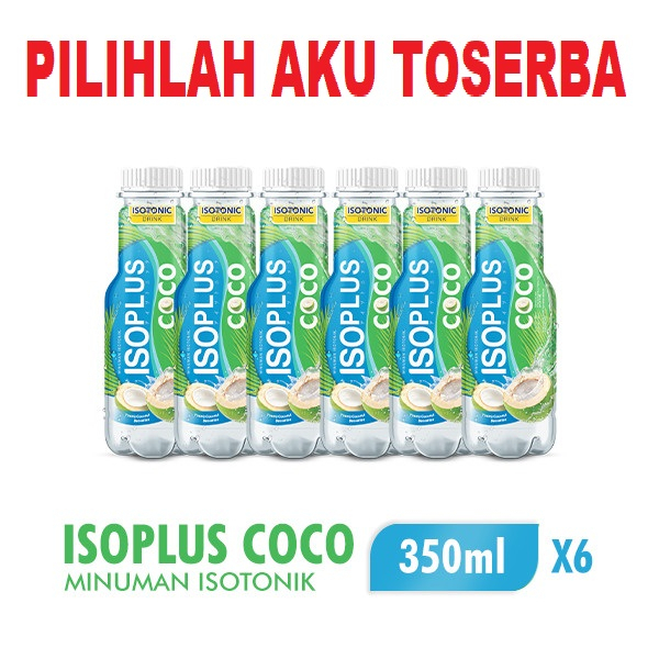 ISOPLUS COCO Minuman Isotonik 350 ml - (Harga paket isi 6 botol)