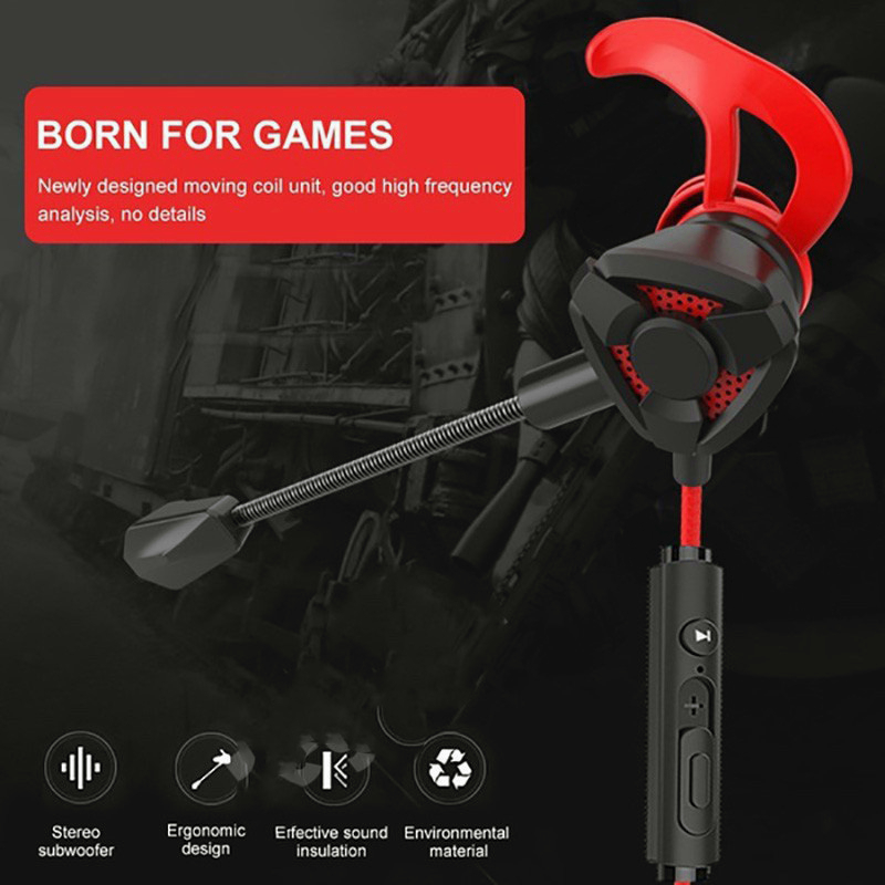 YUN Mall Gaming Headset Earphone With Microphone Volume Control PC Gamer Earphones G9