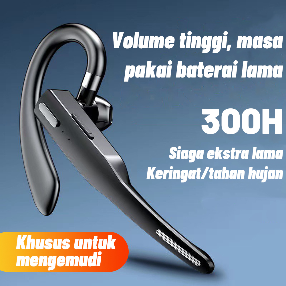 YYK-520/YYK-525 Headset Bluetooth Untuk Ponsel V5.2 Dengan Tampilan Baterai Casing Pengisian Daya Headset Bebas Genggam Mikrofon Bawaan Kompatibel dengan iPhone dan Android