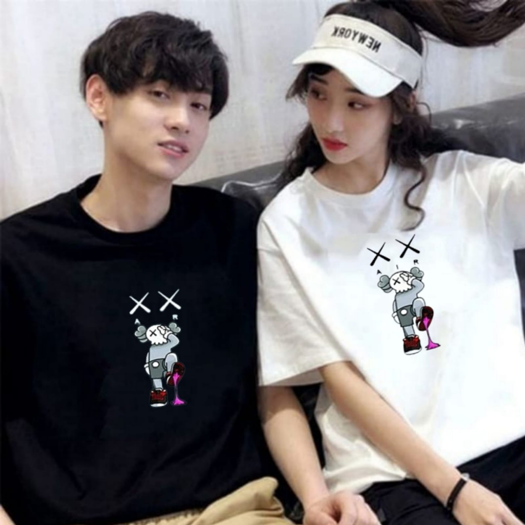 KAOS COUPLE KAOS PASANGAN XX BONEKA / BAJU KAOS DISTRO COUPLE