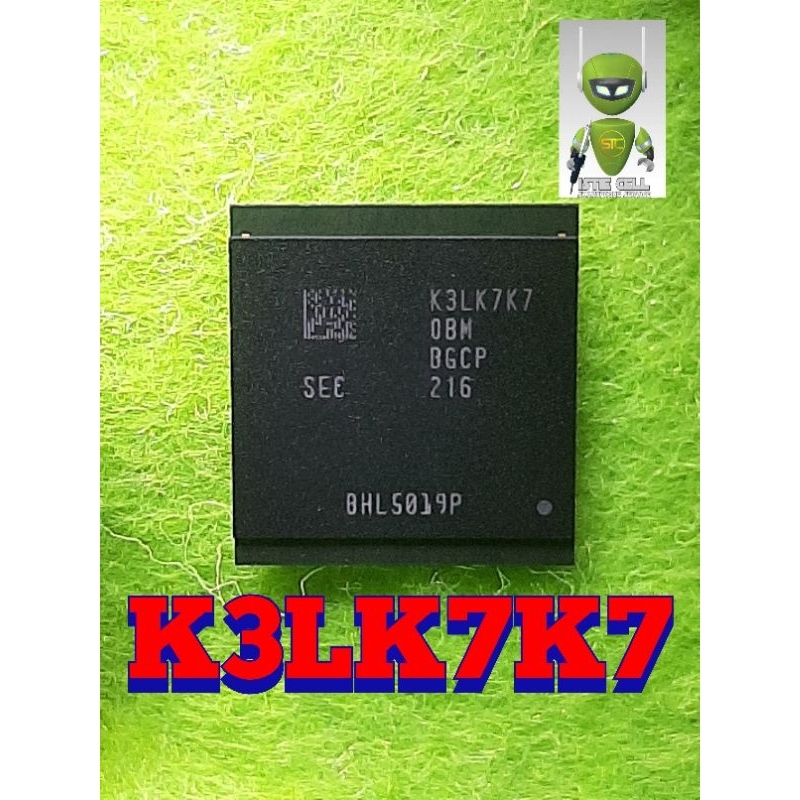 IC RAM K3LK7K7 ICRAM K3LK7K7+CPU CABUTAN