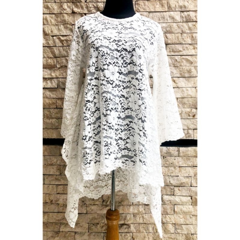 SALE EX BUTIK HI LOW BROCADE TOP WOMAN - BLOUSE ATASAN WANITA BROKAT