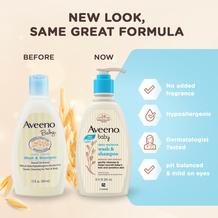 Aveeno baby wash &amp; shampoo