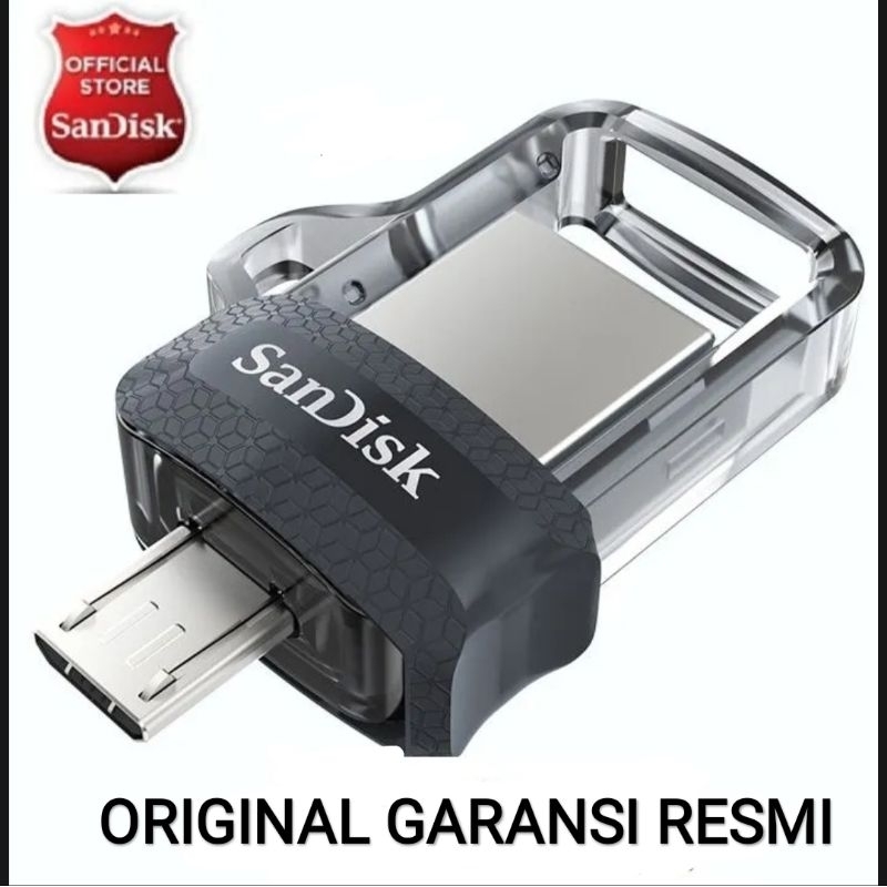 Sandisk Flashdisk Otg Micro 32gb 64gb 128gb 16gb M3.0- Usb Flashdisk Sandisk Dual Drive Usb Otg Micro M 3.0