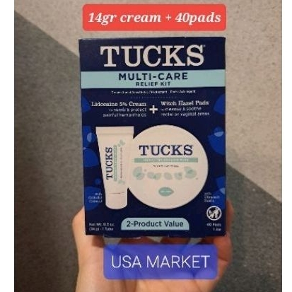 Tucks Medicated Cooling Hemorrhoid Pad witch hazel and cream ambeyen wasir