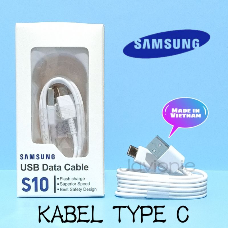 Kabel Data Charger Cas SAMSUNG A20 A20S A21S A22 A23 4G 5G Original TYPE C Fast Charging