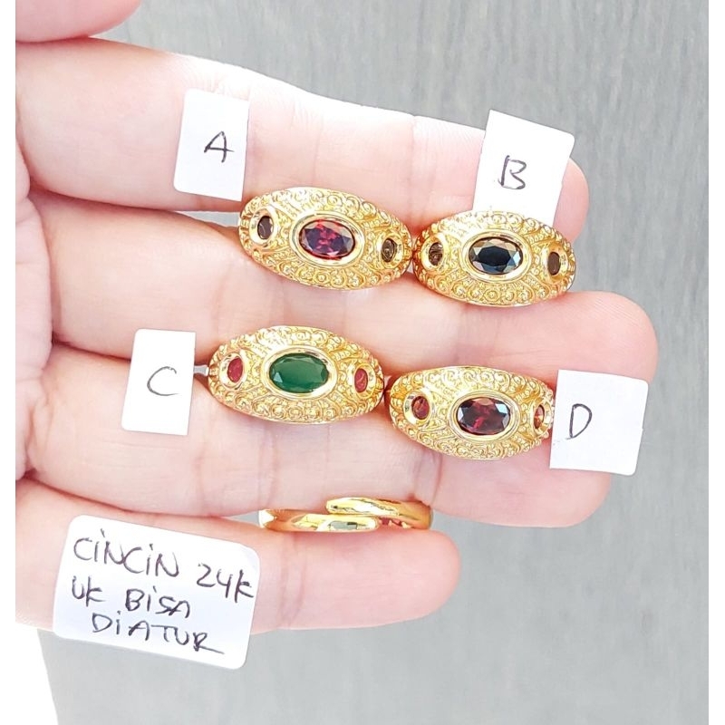 Cincin xuping ukir bali