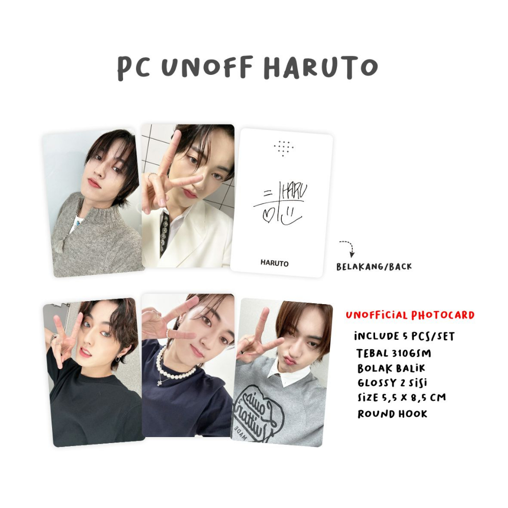 [2 SISI] Photocard Treasure Selca Unofficial