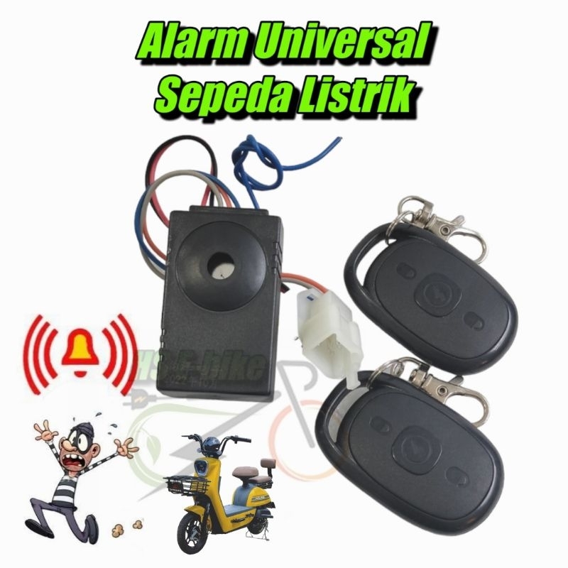ALARM SEPEDA LISTRIK UNIVERSAL SEPEDA LISTRIK &amp; Alarm Uwinfly new