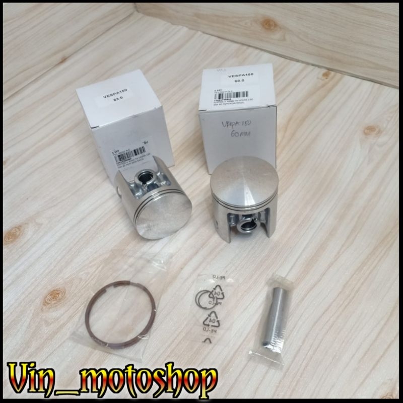 Seher Vespa 2 tak TK racing tersedia ukuran 60,61,62,63,64