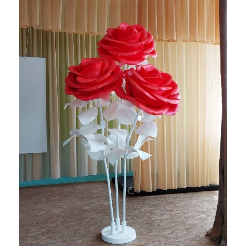 Jiwoness - Lampu Bunga Mawar Dekorasi Rumah / Lampu Hias Wedding / Bunga Lampu Standing