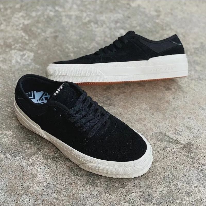 SEPATU NOBRANDS FOOTWEAR HYPEOTALAMUS BLACK WHITE ORIGINAL SNEAKER NO BRAND HYPE0TALAMUS TALI HITAM 