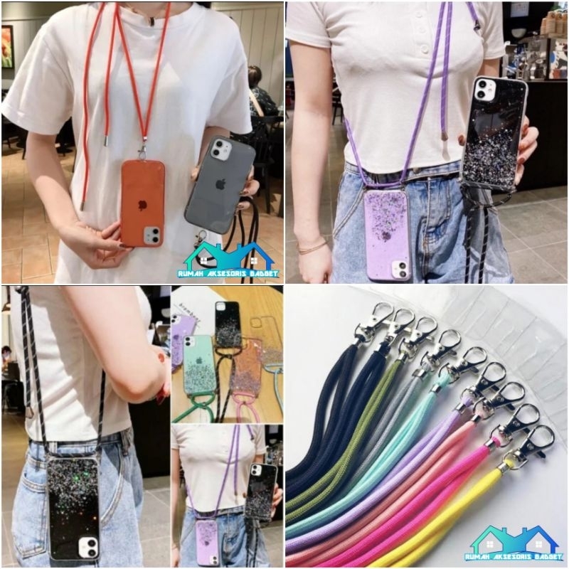 Tali gantungan HP lanyard Nagita slavina slempang mama gigi lucu unik dan keren Korea k-pop