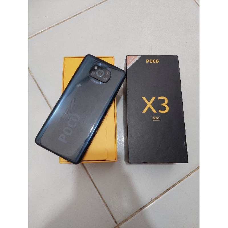 HP POCO X3 NFC Ram 6/64 Kondisi Mati dan Retak