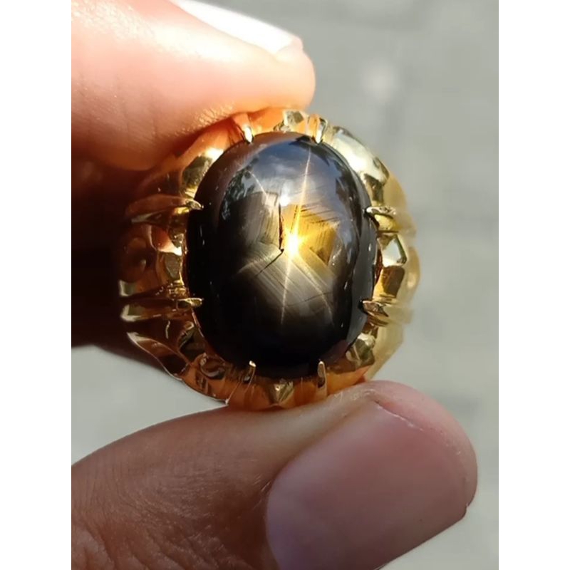 Bangsing kresnadana golden star sliwah putih kuning Jumbo ada ruby birma kresnadana dan blue safir c