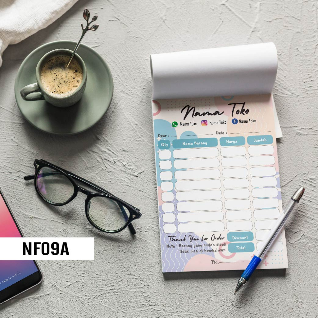 

Artomaringi Invoice / Nota / Faktur / Kwitansi Custom 1 2 3 ply NF09A-NF09D